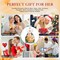 Gifts for Mom Birthday Gifts for Women Preserved Rose Forever Flower in Glass Angel Figurines Fresh Flowers for Delivery Anniversary Mothers Day Real Colorful Roses for Grandma Her Wife from Daughter